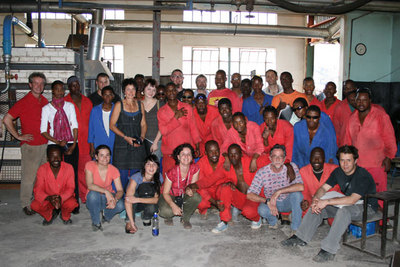 Here is the whole family of artists, designers, blowers, assistants, owners. Everybody that made this event possible.